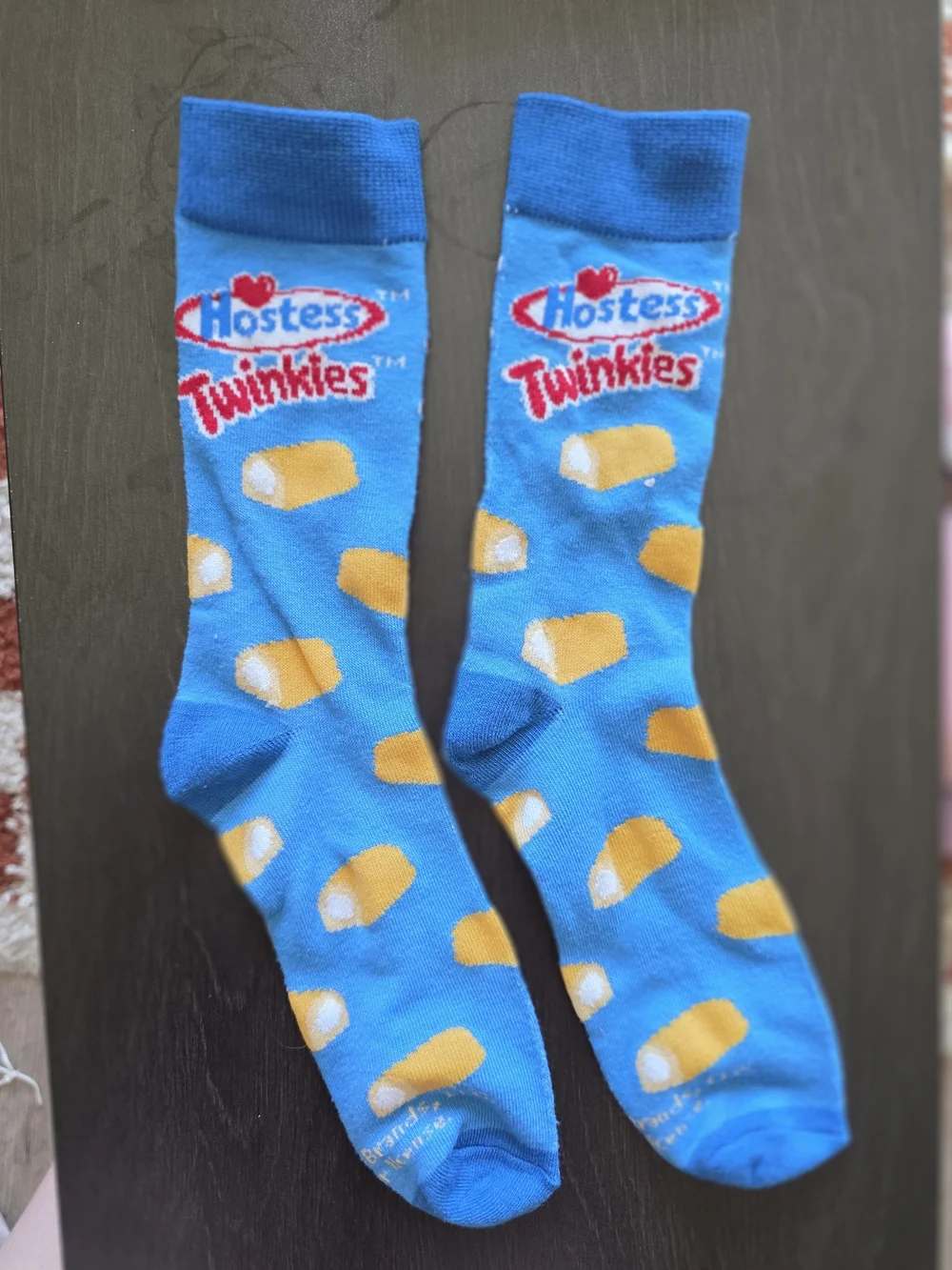Twinkies Blue Novelty Crew Socks - Men
